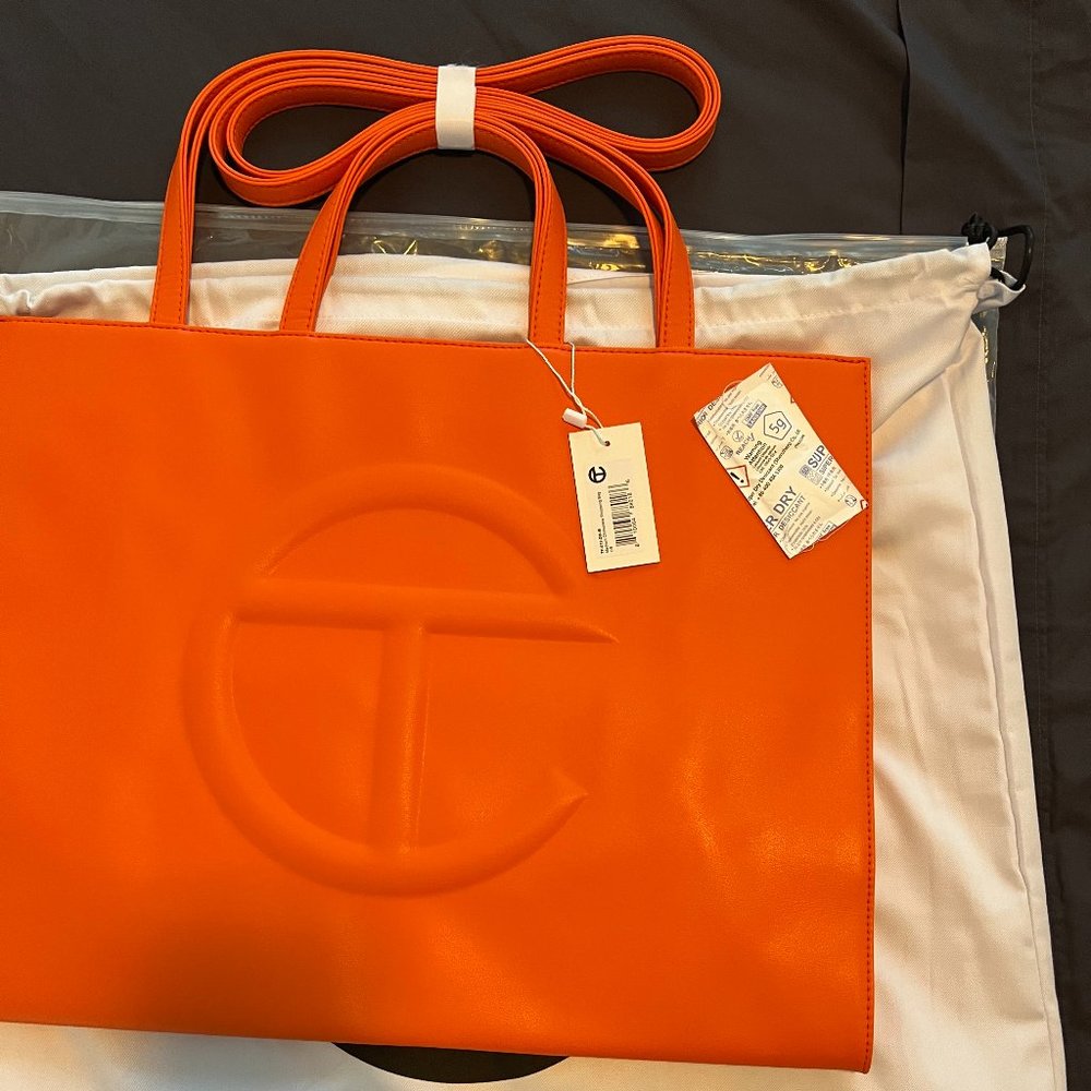 Telfar Shopping Bag Large Orange